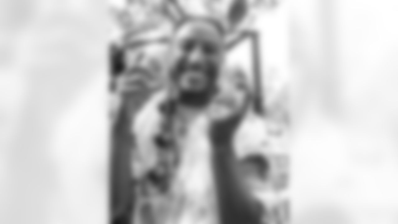 New Orleans Saints players rode down the Uptown route with the Krewe of Tucks as they presented their 58th annual parade on Saturday, February 14 during the 2026 Mardi Gras season.