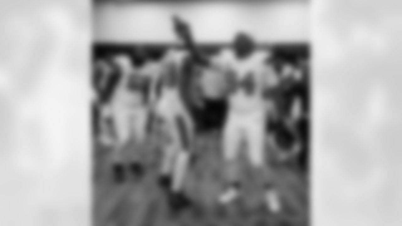 Head inside the New Orleans Saints locker room postgame after the Saints' win against the Carolina Panthers in Week 10 of the 2025 NFL Season presented by Bud Light.