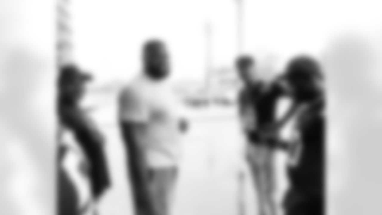 New Orleans Saints defensive tackle Davon Godchaux hosted a Thanksgiving turkey distribution for local residents at the COPAC Community Center on Nov. 25, 2025. The Plaquemine High School football team assisted Godchaux in the giveaway.