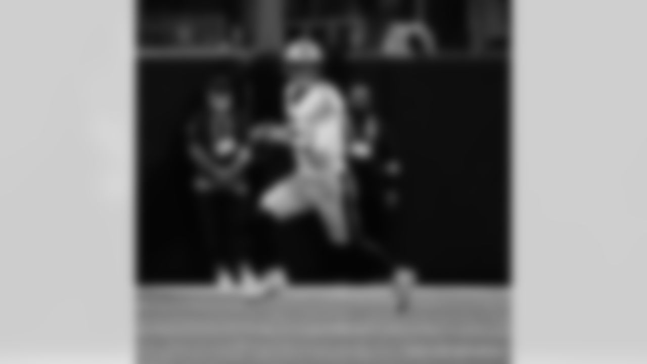 Check out the game action photos from the New Orleans Saints game against the Atlanta Falcons for Week 18 of the 2025 NFL season on Jan. 4, 2026 at Mercedes-Benz Stadium.