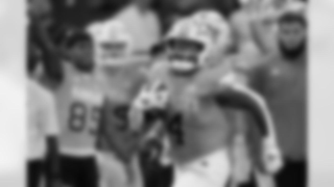 Check out photos of New Orleans Saints 6th round draft pick Devin Neal, running back from Kansas, drafted 184th overall in the 2025 NFL Draft.