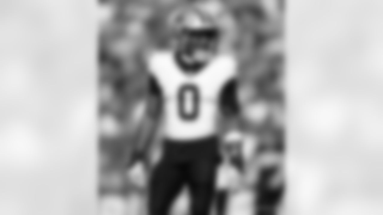 S Ugo Amadi (0) during the New Orleans Saints game against the Tampa Bay Buccaneers for Week 18 of the 2024 NFL Season on Jan. 5, 2025 at Raymond James Stadium.