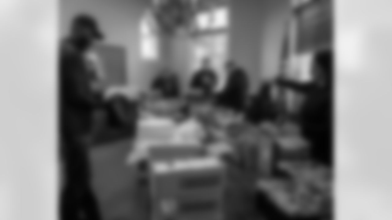 New Orleans Saints legend Daryl Terrell joined the team and Dudley DeBosier to build care kits for victims of domestic violence in Baton Rouge on Monday, January 26, 2026. The care packages were donated to the Capital Area Family Justice Center.