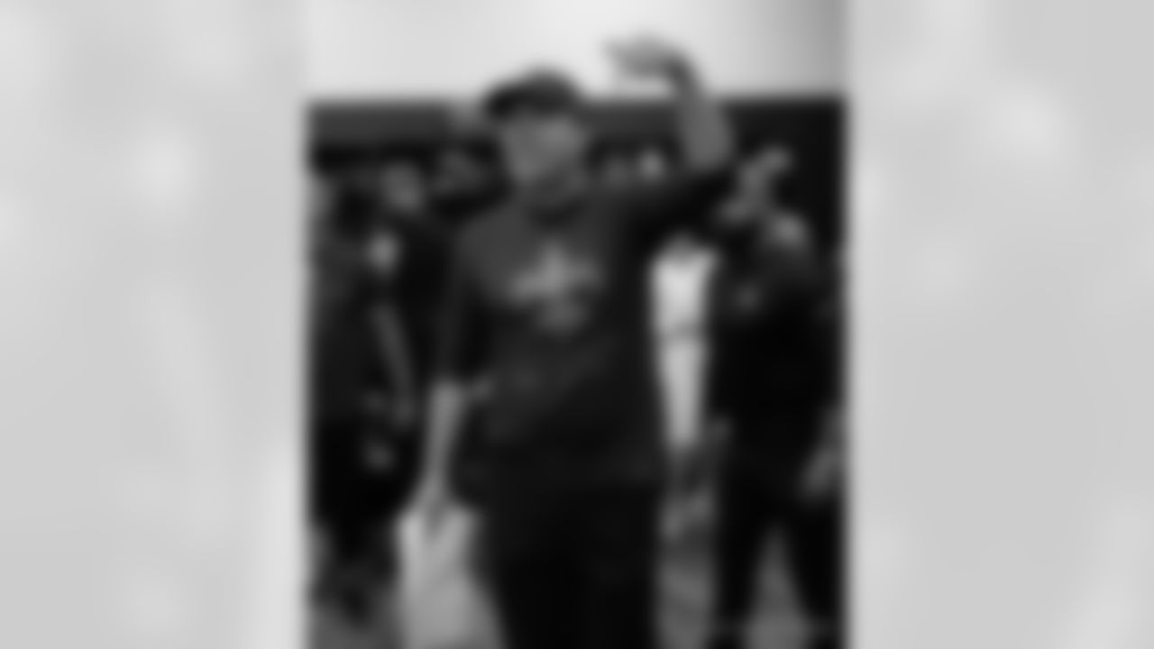 Head inside the New Orleans Saints locker room postgame after the Saints' win against the Carolina Panthers in Week 10 of the 2025 NFL Season presented by Bud Light.