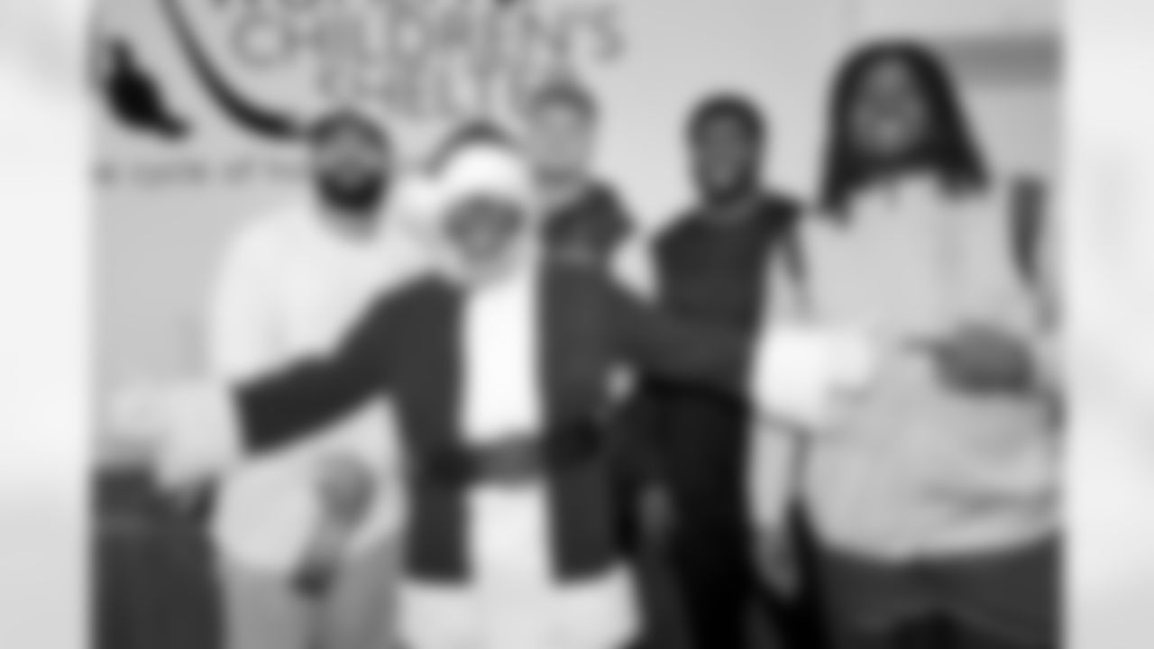 New Orleans Saints center/guard Cesar Ruiz hosted a holiday toy giveaway at the New Orleans Women and Children's Center on Tuesday, Dec. 16, 2025. The event also featured appearances by fellow Saints players center Erik McCoy, linebacker Torricelli Simpkins III, wide receiver Easton Kilty, and offensive tackle William Sherman to spread holiday cheer to children and families in the community.