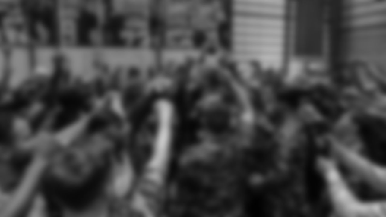 The New Orleans Saints and Dudley DeBosier hosted members of the Army, Marines, Air Force, Navy, and Coast Guard at the Ochsner Sports Performance Center for the 2026 Battle of the Branches on Thursday, January 29. Saints legend Pat Swilling, former defensive end Buford Jordan, and former kicker Greg Fassitt, along with Saints quarterback Tyler Shough and center Erik McCoy, were in attendance for the round-robin tournament featuring challenges such as tug-of-war, the 40-yard dash, and field goal kicking.