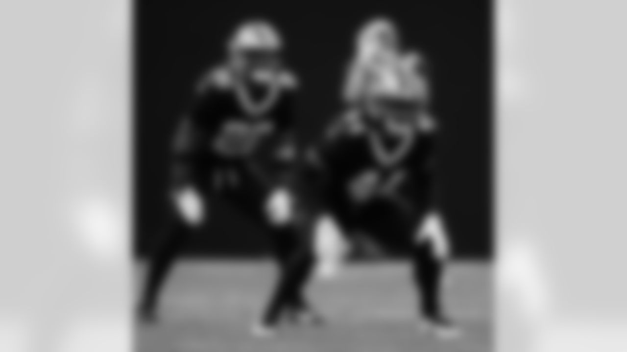 Check out the best photos of the New Orleans defense in their game against the Carolina Panthers for Week 15 of the 2025 NFL season on Dec. 14, 2025, at Caesars Superdome.