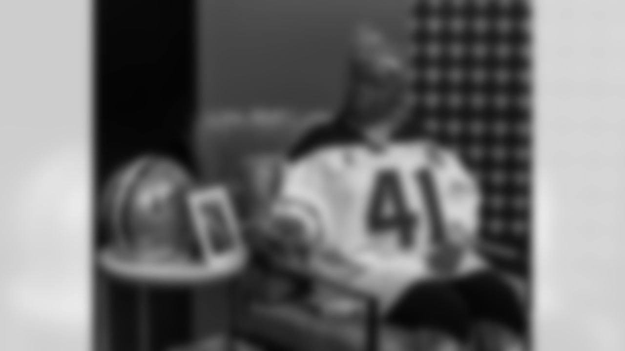 New Orleans Saints defensive end Cam Jordan surprised Angela "Mrs. Big O" Austin, our 2025 Saints Fan of the Year at the Ochsner Sports Performance Center. Angela will represent Saints fans at Super Bowl LX in San Francisco.