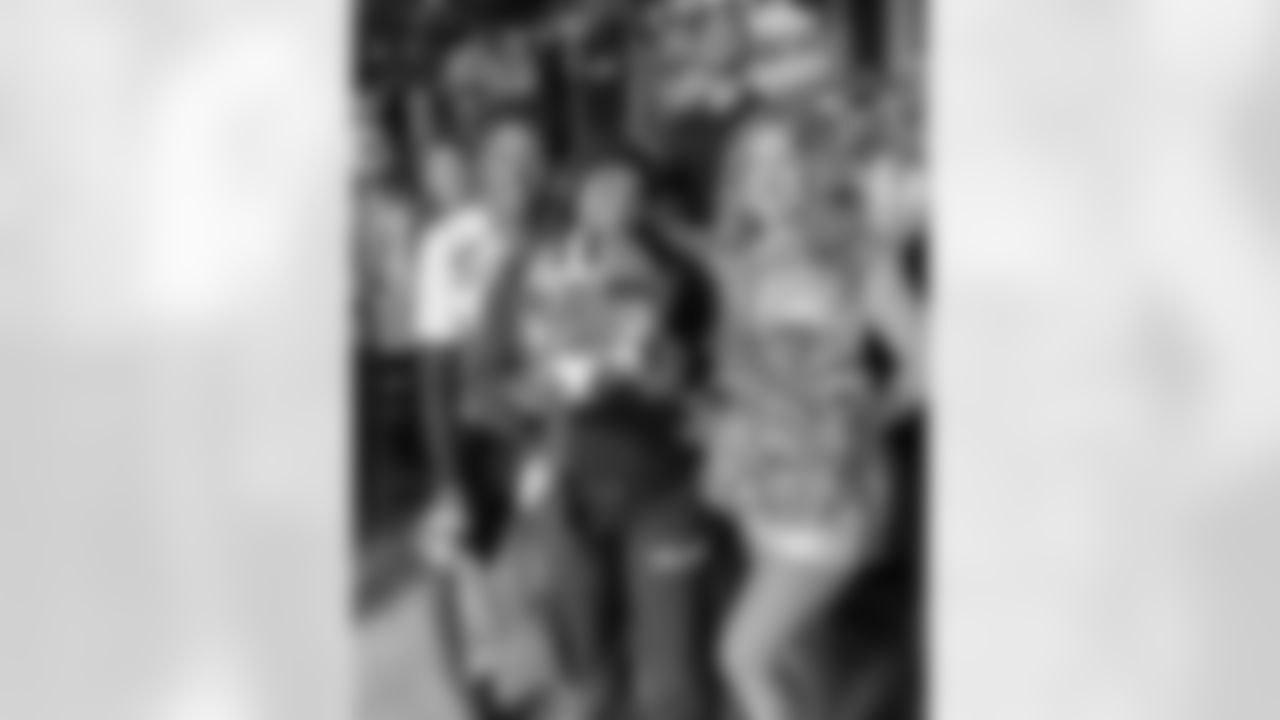 The New Orleans Saints hosted a watch party presented by Bud Light for their game against the Atlanta Falcons on Jan. 4, 2026 at Parlay's in New Orleans, Louisiana. Members of the Saints Cheer Krewe and Sir Saint were in attendance and interacting with fans during the event.