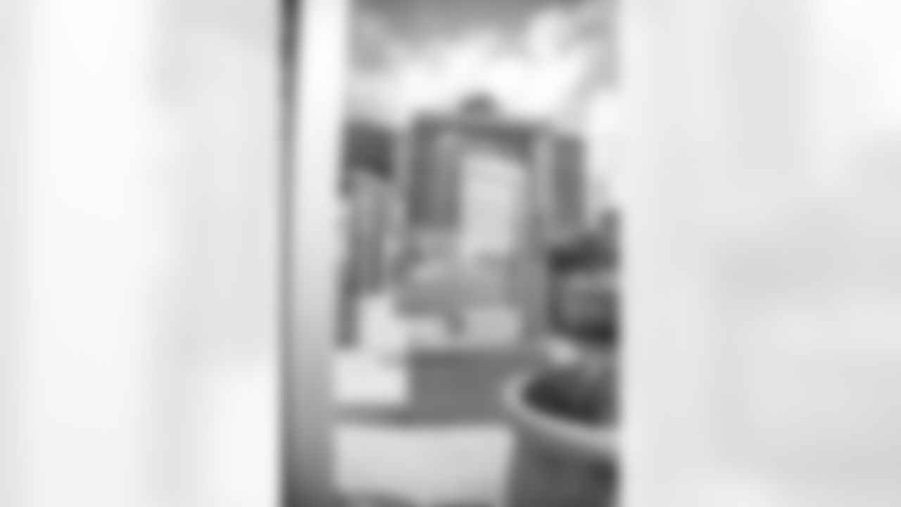 New Orleans Saints Owner Gayle Benson and recent Saints Hall of Fame inductee Tracy Porter greeted season ticket holders as their names were added to the 50th Season Ticket Holder monument prior to the Saints game on Sunday, Dec. 14, 2025.