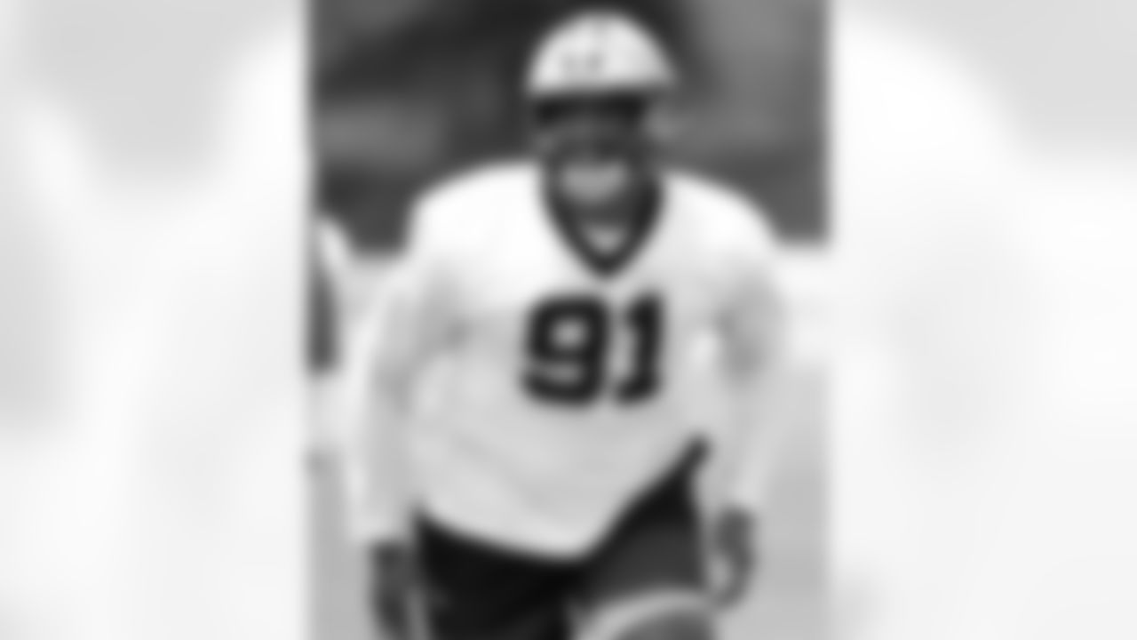 New Orleans Saints players participate in Day 2 of 2025 Saints Minicamp at the Ochsner Sports Performance Center on Wednesday, June 11, 2025.