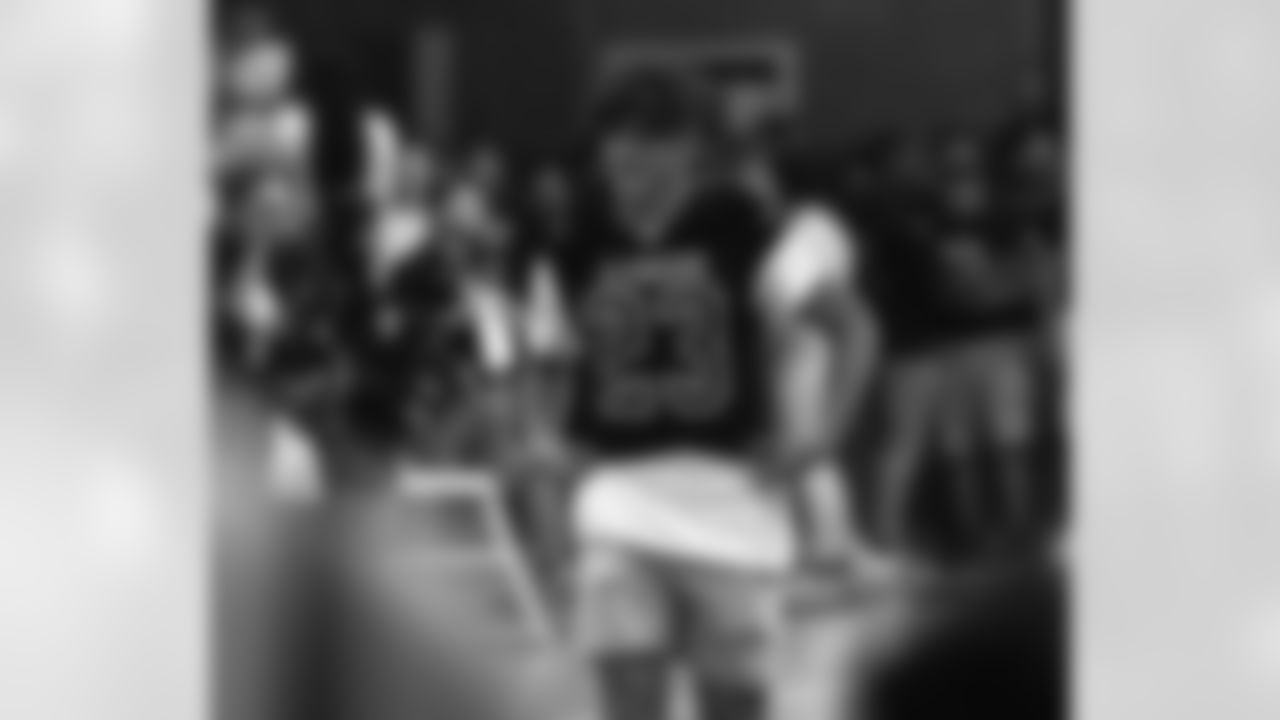 The New Orleans Saints hosted a pep rally Friday, November 3 for the Belle Chasse High School football team as part of the NFL's Salute to Service Month.