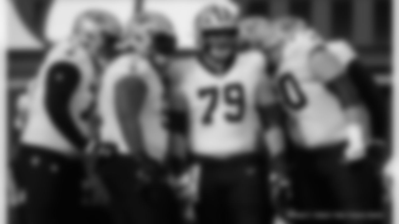 Check out the game action photos from the New Orleans Saints game against the Los Angeles Rams for Week 9 of the 2025 NFL season on Nov. 2, 2025 at SoFi Stadium.