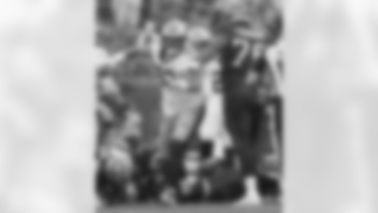 Check out the game action photos from the New Orleans Saints game against the Tampa Bay Buccaneers for Week 14 of the 2025 NFL season on Dec. 7, 2025 at Raymond James Stadium.