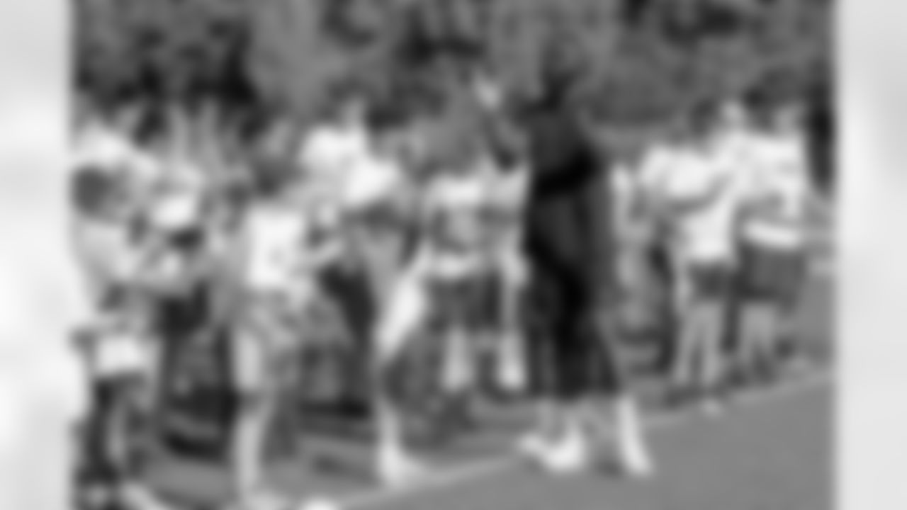 New Orleans Saints linebacker Demario Davis joined young athletes for a Play Football Experience and Flag Football clinic in Paris, France on Saturday, July 12, 2025.