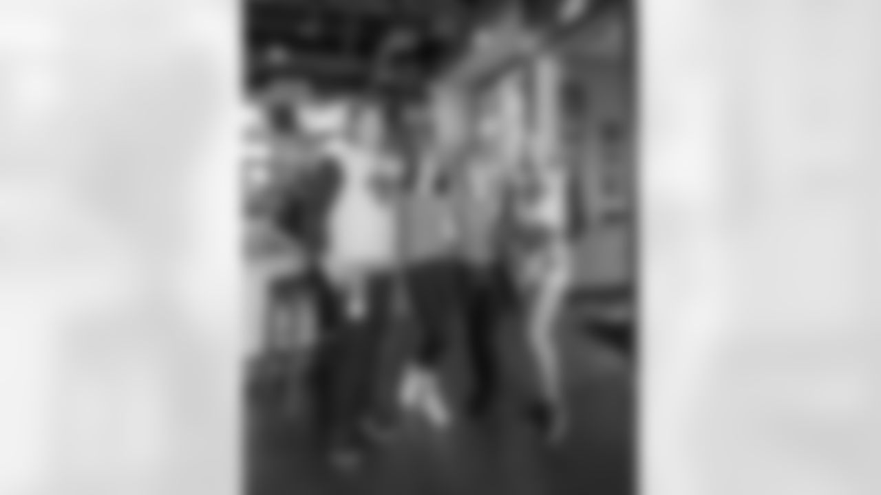 The New Orleans Saints hosted a watch party presented by Bud Light for their game against the Tampa Bay Buccaneers on Dec. 7, 2025 at Manning's in New Orleans, Louisiana. Members of the Saints Cheer Krewe were in attendance and interacting with fans during the event.