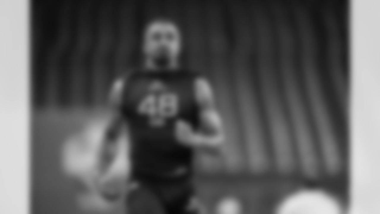 Check out photos of New Orleans Saints 3rd round draft pick Jonas Sanker,safety from Virginia, drafted 93rd overall in the 2025 NFL Draft.