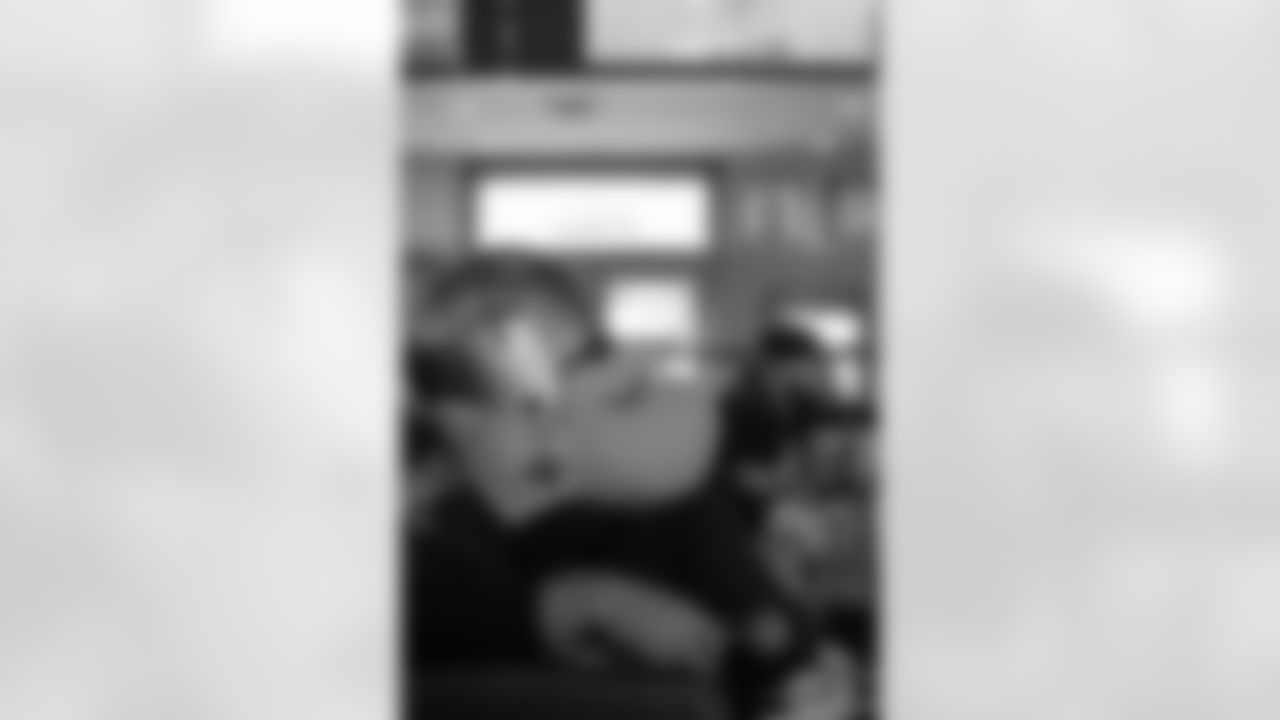 The New Orleans Saints hosted a watch party presented by Bud Light for their game against the Tampa Bay Buccaneers on Dec. 7, 2025 at Manning's in New Orleans, Louisiana. Members of the Saints Cheer Krewe were in attendance and interacting with fans during the event.