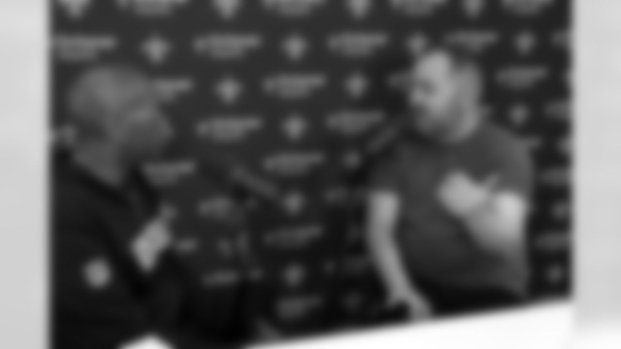 Check out photos from the Super Bowl LX media experiences on Radio Row at the New Orleans Ernest N. Morial Convention Center, February 3, 2026. Featured guests on the Saints podcast include former New Orleans Hornets guard Baron Davis, NFL Network's Tom Pelissero, and Pro Football Ireland's Michael McQuaid.