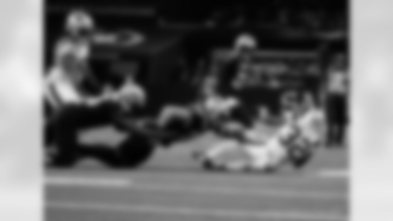 Check out the game action photos from the New Orleans Saints game against the New England Patriots for Week 6 of the 2025 NFL season on October 12, 2025 at Caesars Superdome.
