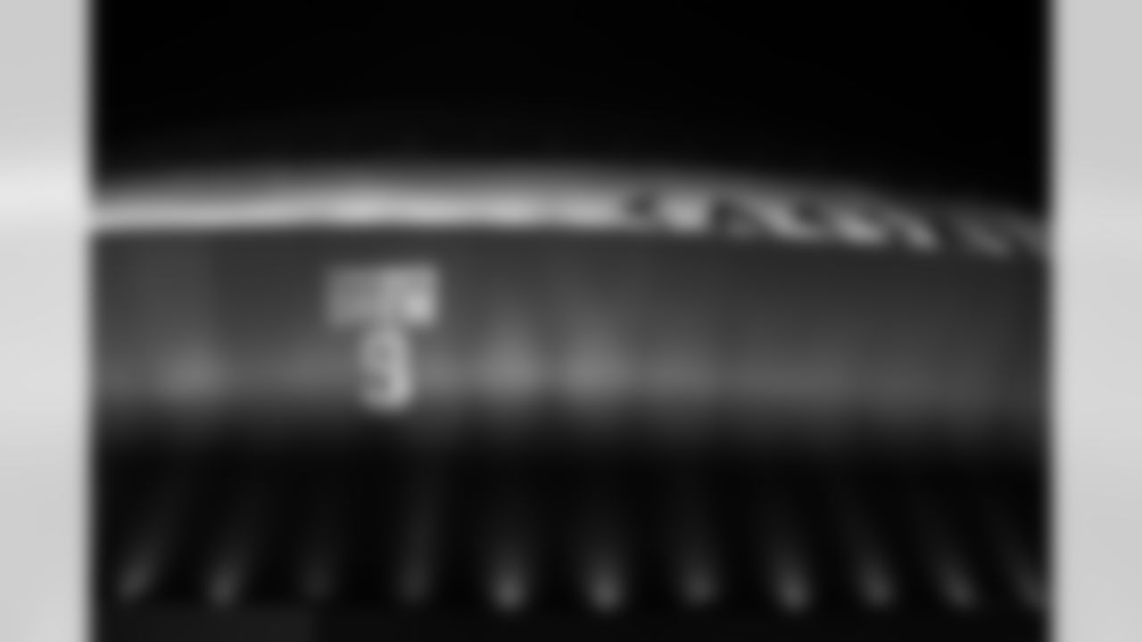 The Caesars Superdome displayed a congratulatory message for Drew Brees on Thursday, February 5, 2026, in celebration of the Saints legend's induction into the Pro Football Hall of Fame.