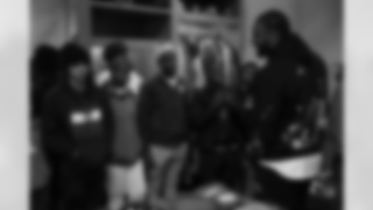 Saints defensive end Cameron Jordan's God Iz Love Foundation hosted a Christmas Kicks Shopping Spree at Sneaker Politics for kids from Youth Empowerment Project on Monday, December 11, 2023.