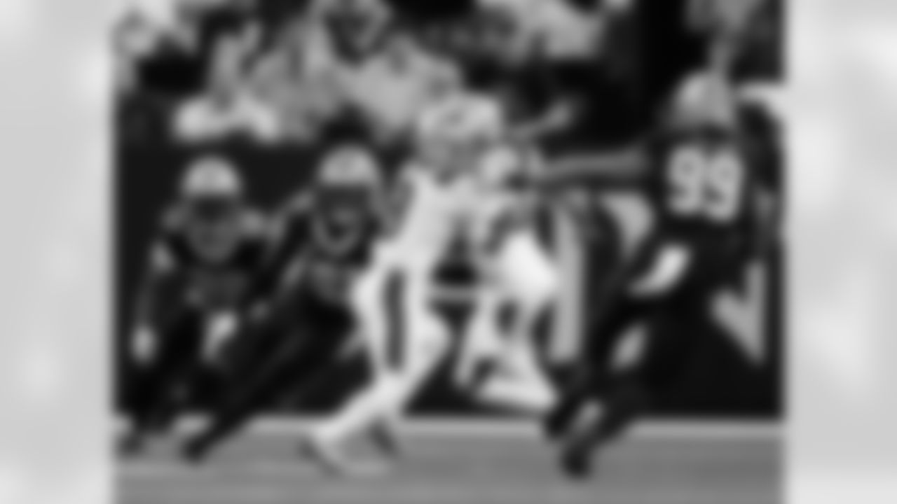 Check out the game action photos from the New Orleans Saints game against the New England Patriots for Week 6 of the 2025 NFL season on October 12, 2025 at Caesars Superdome.