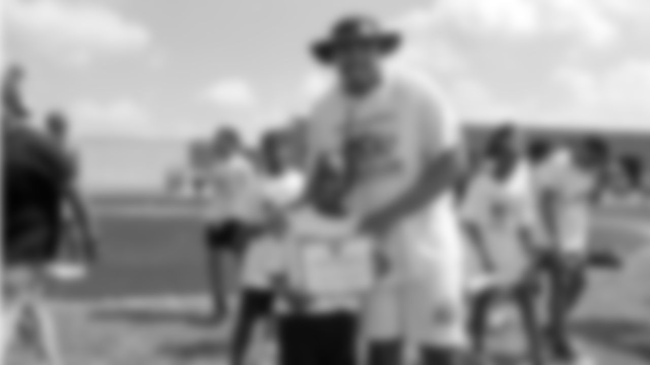 New Orleans Saints defensive end Payton Turner hosted a youth football camp alongside other pros from Westside High School in his hometown of Houston, Texas on Saturday, June 15, 2024.