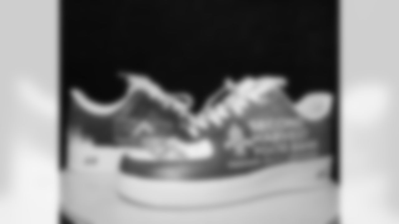 Get a preview as New Orleans Saints owner Gayle Benson, players and coaches honor their personal causes and foundations for the 2025 NFL My Cause My Cleats initiative during their Week 12 game against the Atlanta Falcons.
Khai Harley: Excite All Stars/Second Harvest | Artist: Jason Freeman: