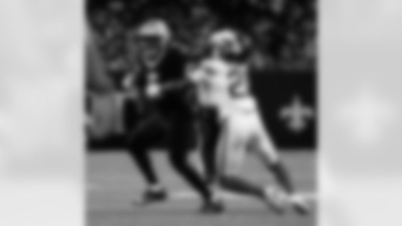 Check out the game action photos from the New Orleans Saints game against the New York Giants for Week 5 of the 2025 NFL season on Oct. 5, 2025 at Caesars Superdome.