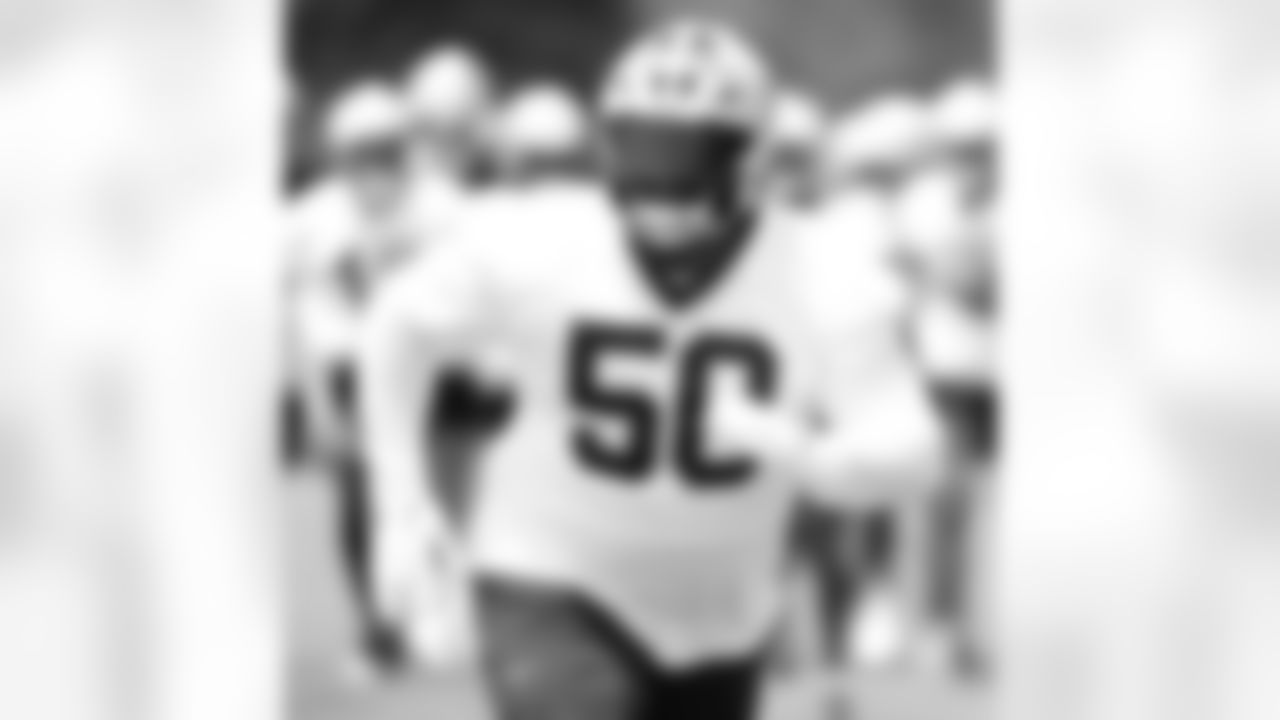 New Orleans Saints players participate in Day 2 of 2025 Saints Minicamp at the Ochsner Sports Performance Center on Wednesday, June 11, 2025.