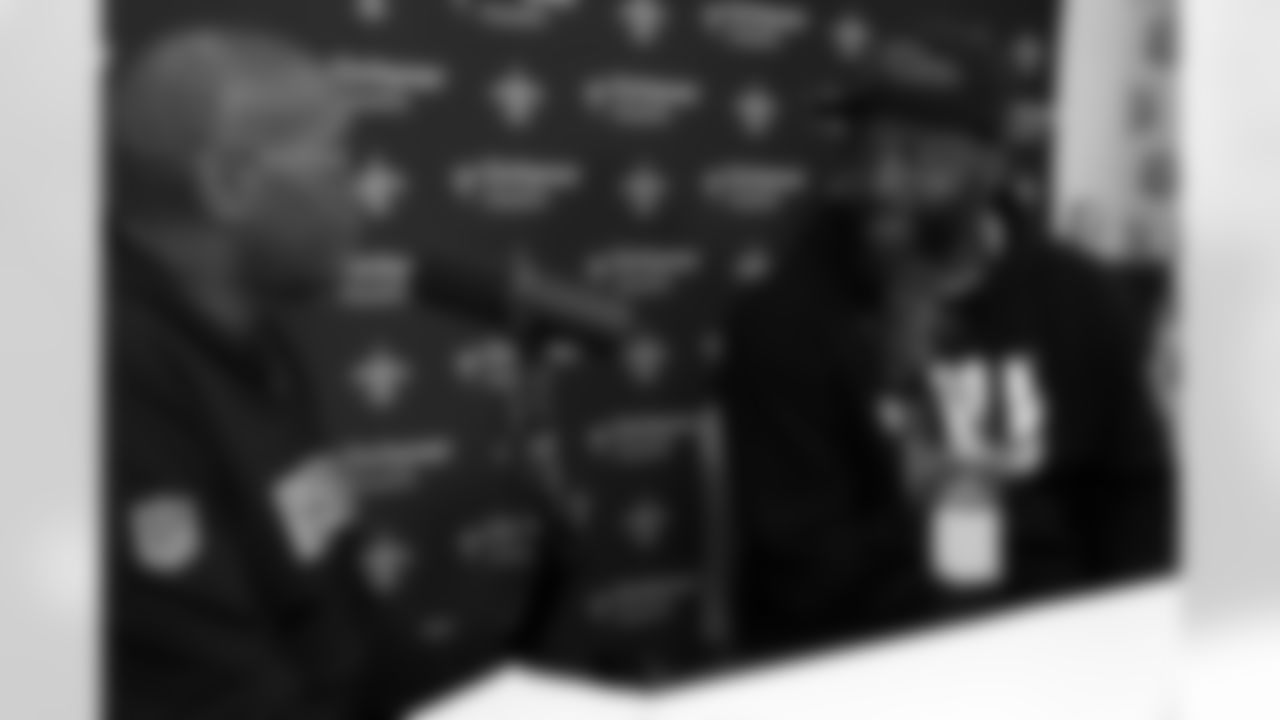 Check out photos from the Super Bowl LX media experiences on Radio Row at the New Orleans Ernest N. Morial Convention Center, February 3, 2026. Featured guests on the Saints podcast include former New Orleans Hornets guard Baron Davis, NFL Network's Tom Pelissero, and Pro Football Ireland's Michael McQuaid.