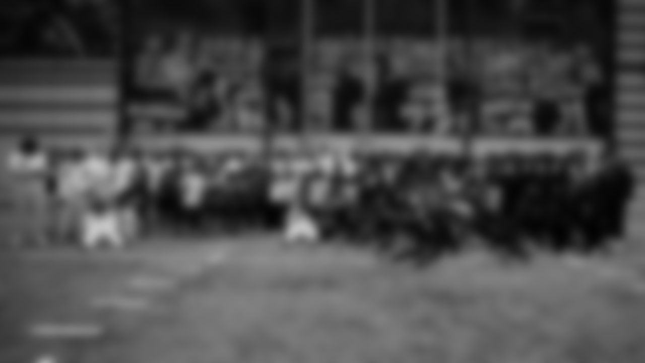 The New Orleans Saints hosted a football camp for 50 local youth alongside HBCU Legacy Bowl players at the Ochsner Sports Performance Center on Wednesday, Feb. 18, 2025. The clinic featured Saints legend Greg Fassitt, who was in attendance to speak with each HBCU Legacy Bowl team.