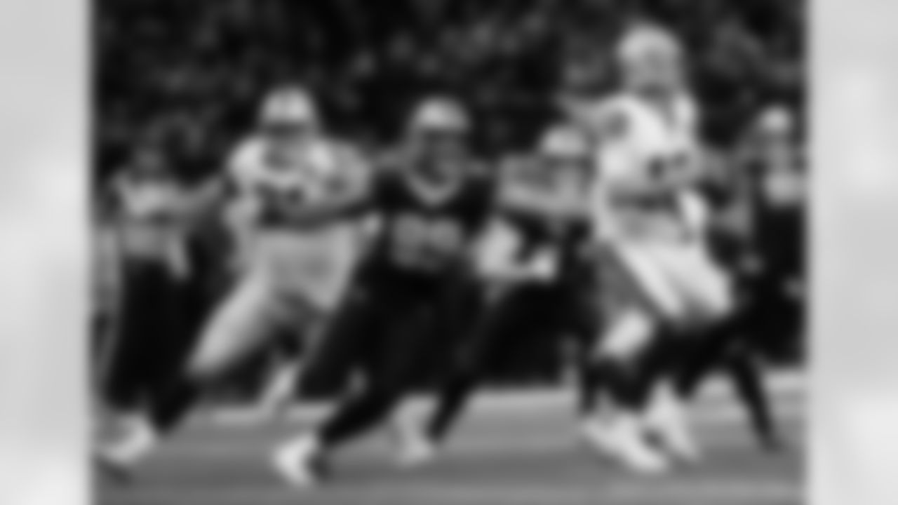 DE Chase Young (99) in action during the New Orleans Saints game against the Las Vegas Raiders for Week 17 of the 2024 NFL Season on Dec. 29, 2024 at Caesars Superdome.