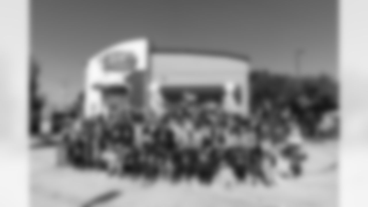 New Orleans Saints quarterback Tyler Shough and defensive end Cam Jordan joined Raising Cane's to surprise 100 kids from the Boys and Girls Club of Metro Louisiana with new bikes and helmets for the holidays on Tuesday, Dec. 9, 2025.