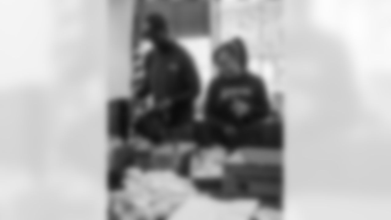 New Orleans Saints legend Daryl Terrell joined the team and Dudley DeBosier to build care kits for victims of domestic violence in Baton Rouge on Monday, January 26, 2026. The care packages were donated to the Capital Area Family Justice Center.