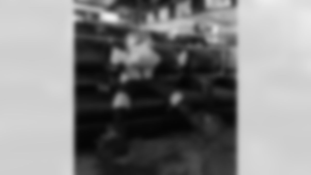 The New Orleans Saints hosted a watch party presented by Bud Light for their game against the Tampa Bay Buccaneers on Dec. 7, 2025 at Manning's in New Orleans, Louisiana. Members of the Saints Cheer Krewe were in attendance and interacting with fans during the event.