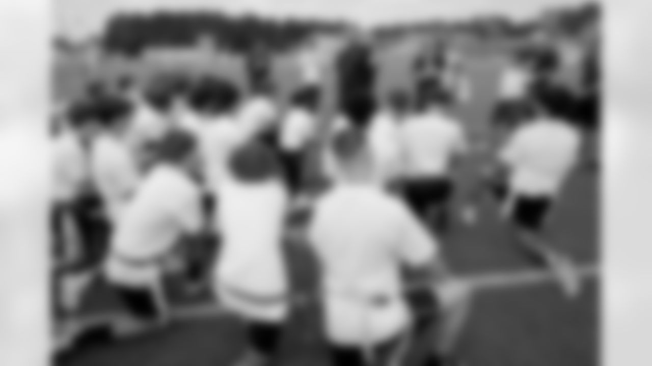 New Orleans Saints linebacker Demario Davis joined young athletes for a Play Football Experience and Flag Football clinic in Paris, France on Saturday, July 12, 2025.