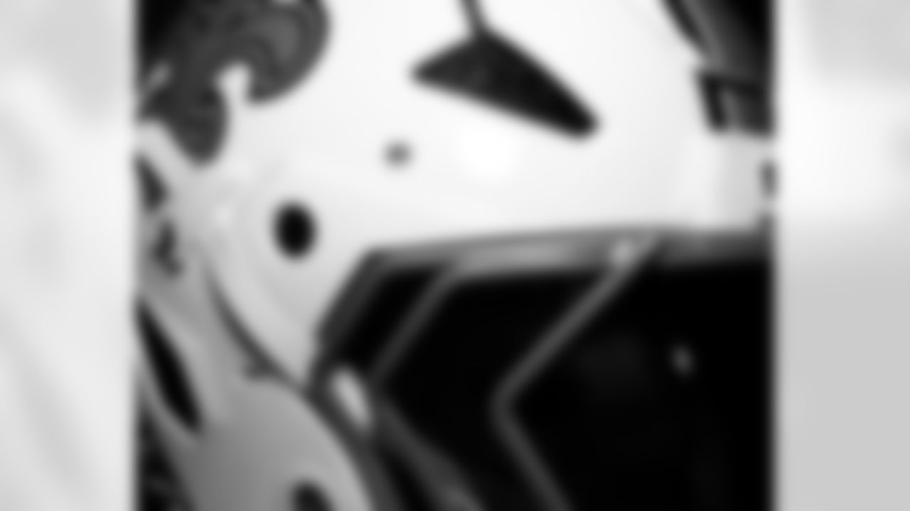 The New Orleans Saints unveiled a new white helmet that the team will wear for select games during the 2025 NFL season.