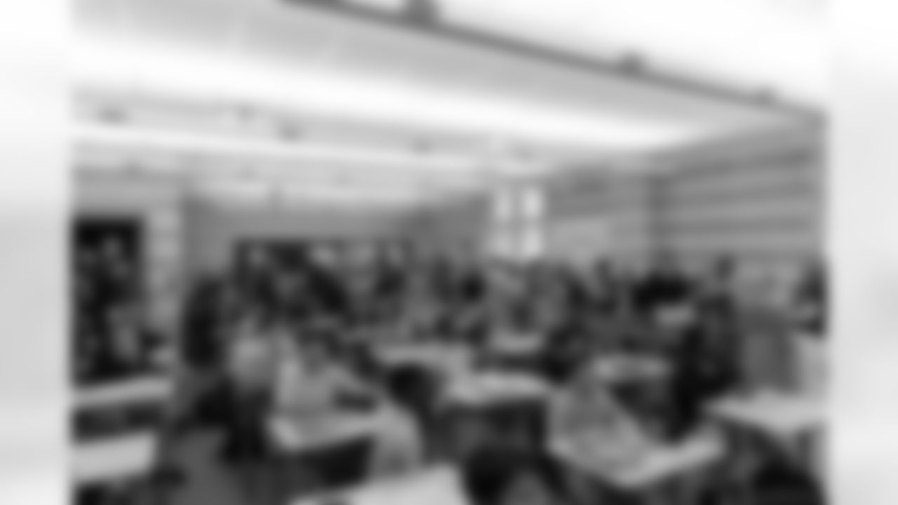 New Orleans Saints defensive end Cameron Jordan visited students and staff at Holy Cross School on Tuesday, Oct. 28, 2025.