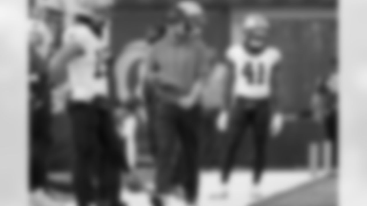 Check out the game action photos from the New Orleans Saints game against the Los Angeles Rams for Week 9 of the 2025 NFL season on Nov. 2, 2025 at SoFi Stadium.