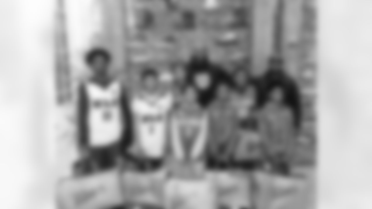 New Orleans Saints defensive end Cameron Jordan gifted dozens of local youth with a pair of sneakers of their choice at Sneaker Politics in the French Quarter on Monday, December 22, 2025.