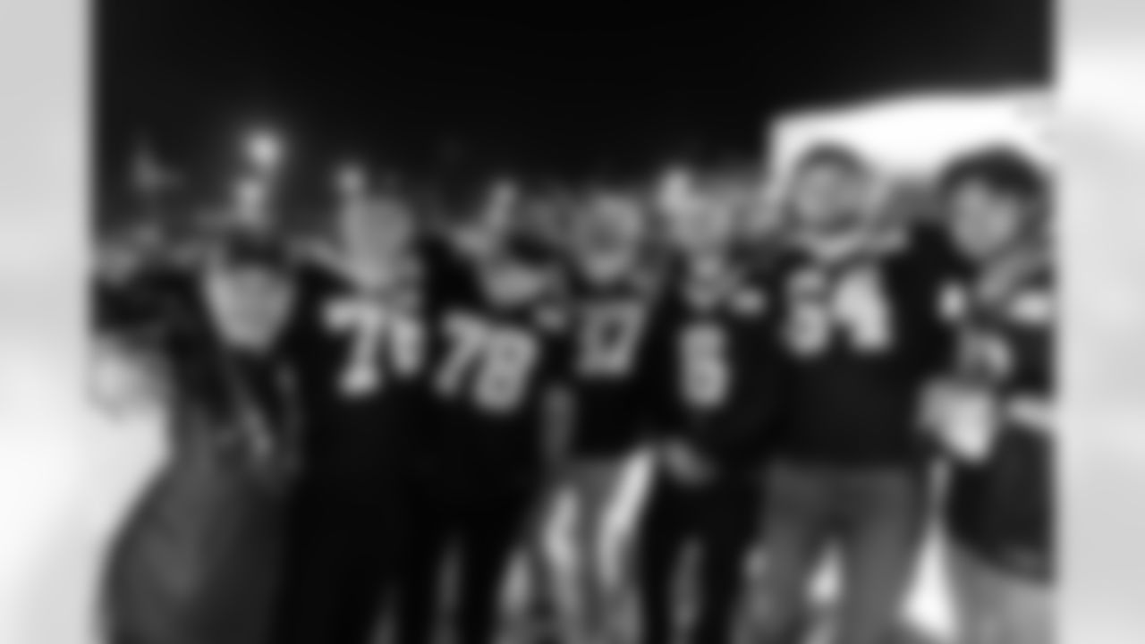 New Orleans Saints quarterback Tyler Shough served as grand marshal for the Krewe of Pygmalion with center Erik McCoy, guard Nick Saldiveri, tight end Foster Moreau, tight end Moliki Matavao, and center Will Clapp riding down the Uptown route during the 2026 Mardi Gras season on Saturday, February 7, 2026.