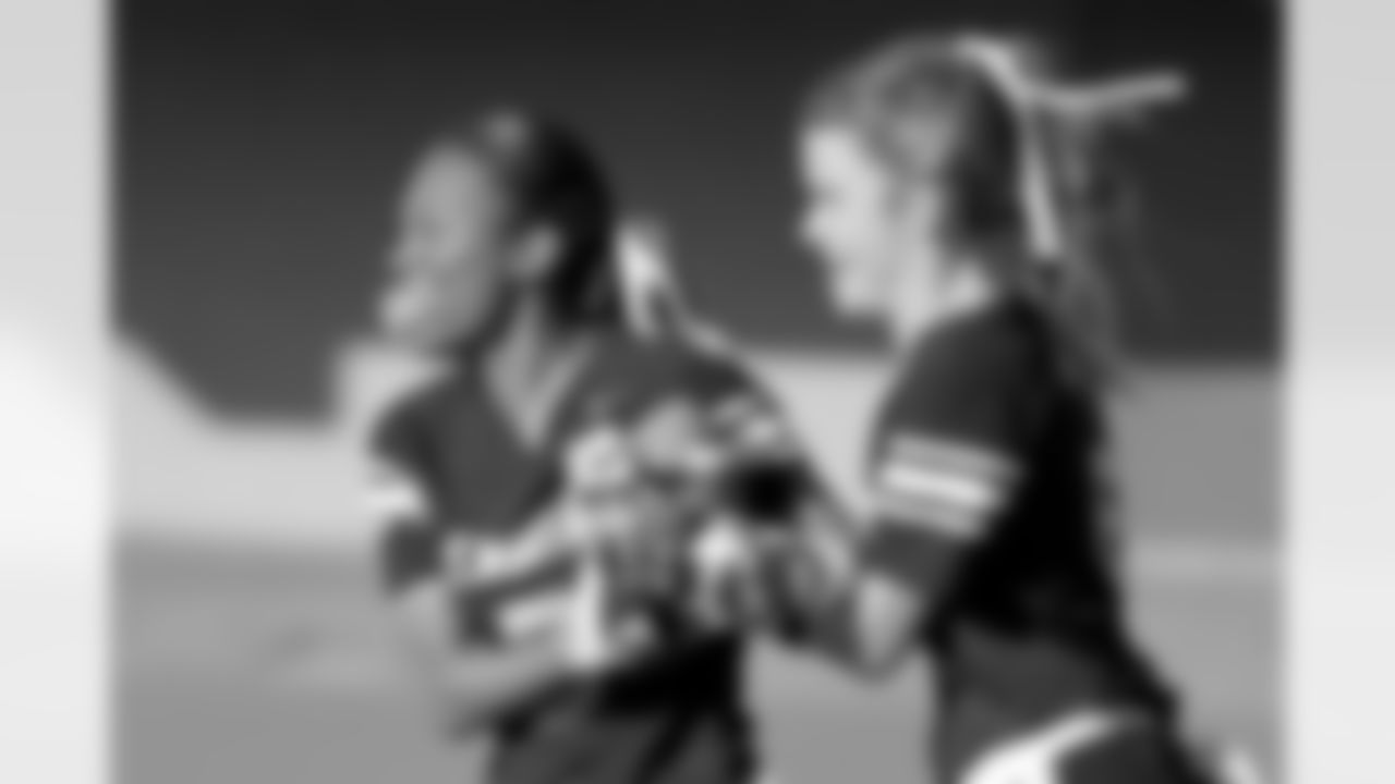 Check out the best Week 2 action shots as four teams competed on Thursday, April 11 as part of the 2024 Saints Girls High School Flag Football season.