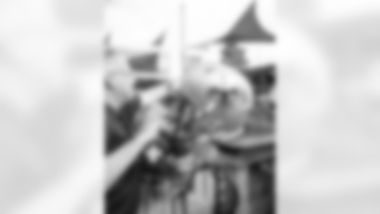 The New Orleans Saints hosted a watch party presented by Bud Light for their game against the Tennessee Titans on Dec. 28, 2025 at Bayou Beer Garden in New Orleans, Louisiana. Members of the Saints Cheer Krewe were in attendance and interacting with fans during the event.