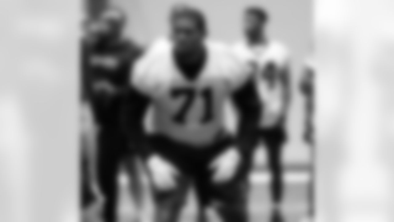 New Orleans Saints players kicked off 2025 Rookie Minicamp workouts at the Ochsner Sports Performance Center on May 9, 2025.
