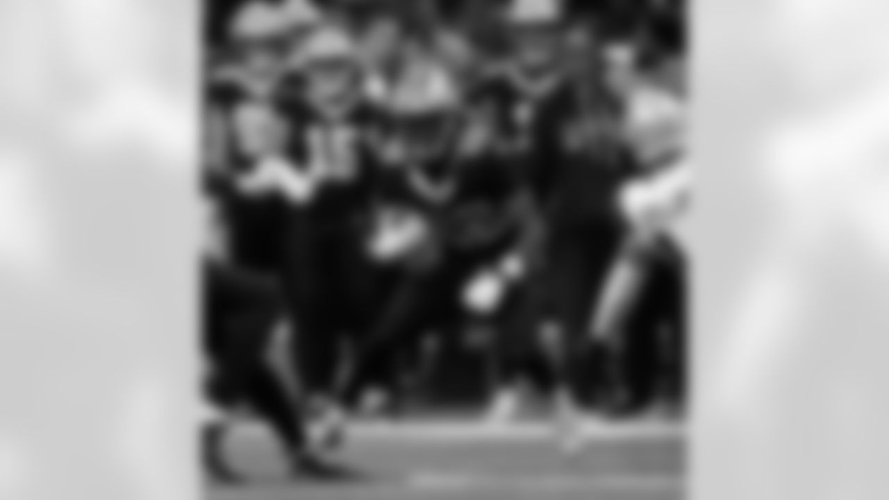 Check out the game action photos from the New Orleans Saints game against the New England Patriots for Week 6 of the 2025 NFL season on October 12, 2025 at Caesars Superdome.