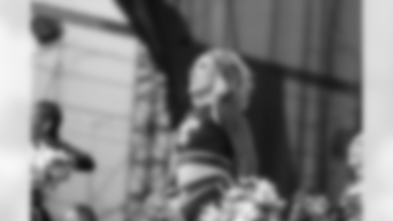 New Orleans Saints fans enjoyed the Week 16 entertainment in Champions Square ahead of the game against the New York Jets during the 2025 NFL season on Dec. 21, 2025.