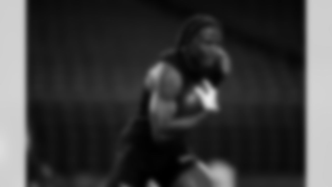 Ohio State linebacker Arvell Reese (20) during the 2026 NFL Scouting Combine on Thursday, February 26, 2026 in Indianapolis, Indiana.