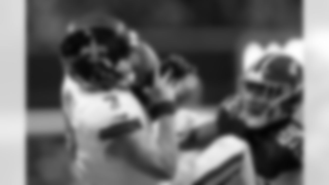 Check out the game action shots from the New Orleans Saints game against the Atlanta Falcons in Week 12 of the 2023 NFL season.